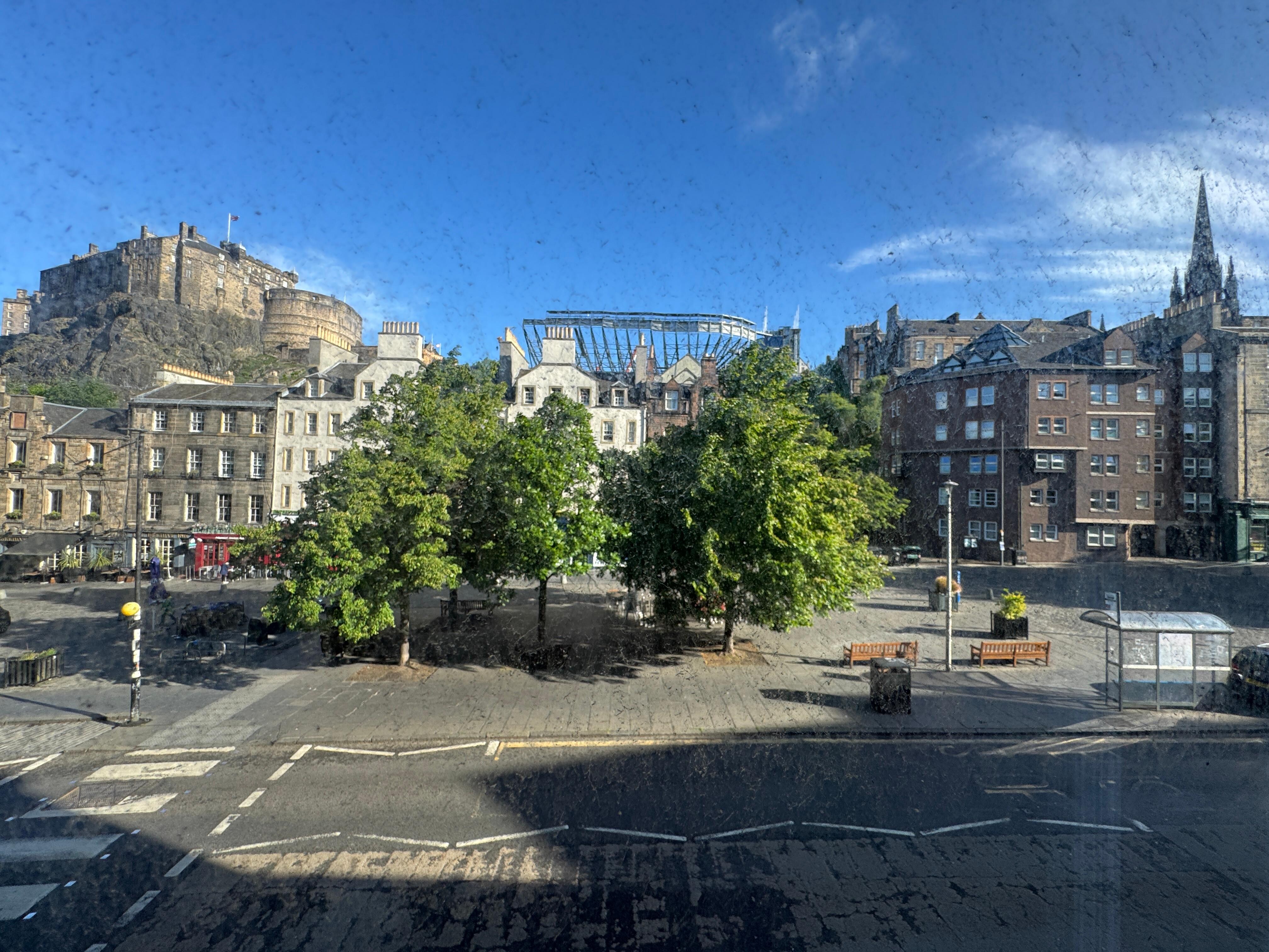 View from the bedroom window 
