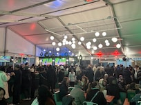 Rooftop restaurant bar