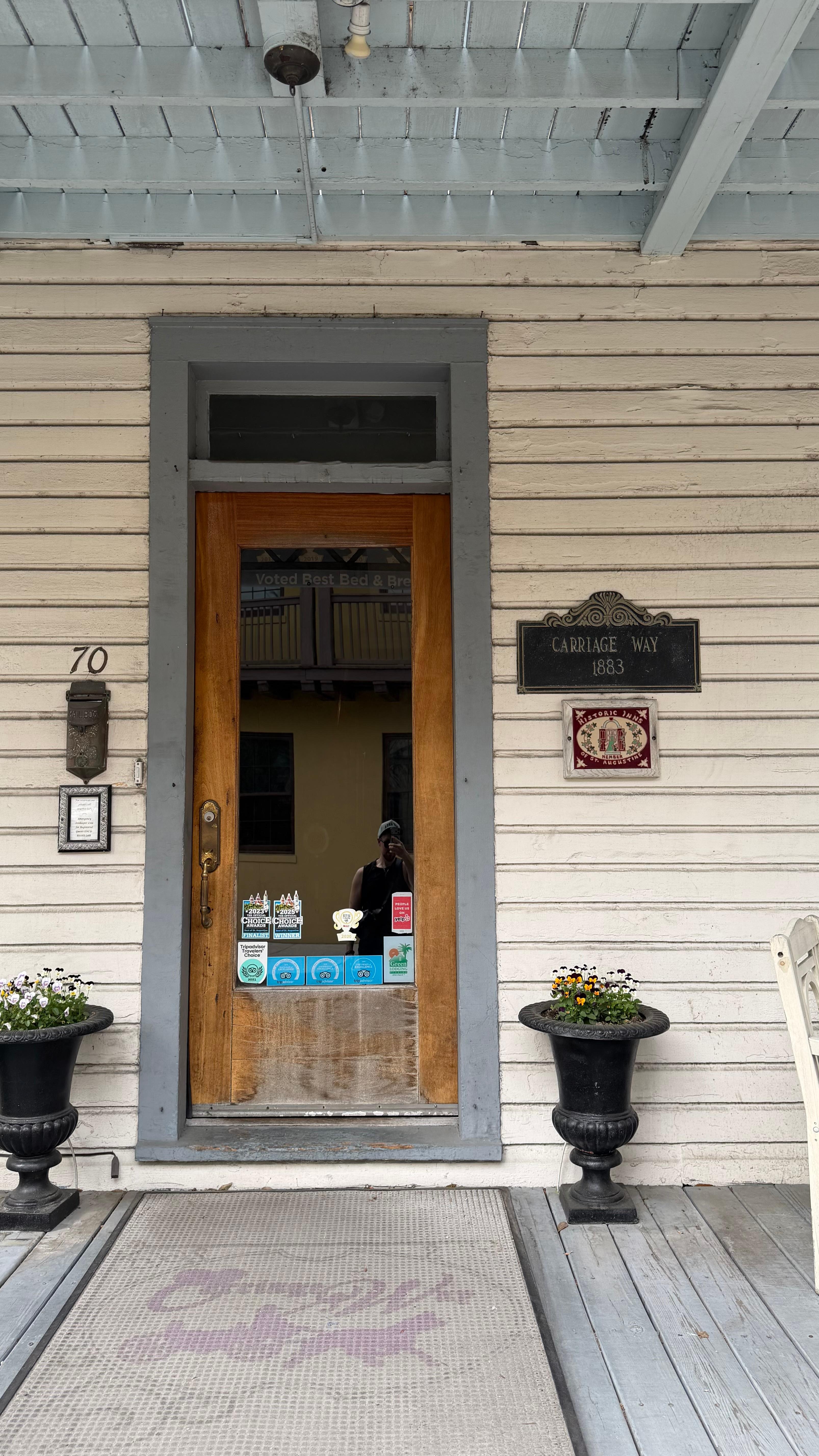 Front entrance of the main building