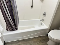 Caulking used to glue together a broken tile