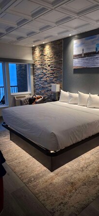 Most Comfortable bed. Even better than what we have at home.