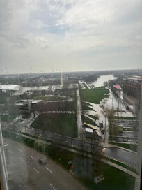 View from 15th floor. It was raining that day