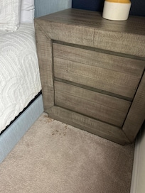 more vomit in bedroom, uncleaned