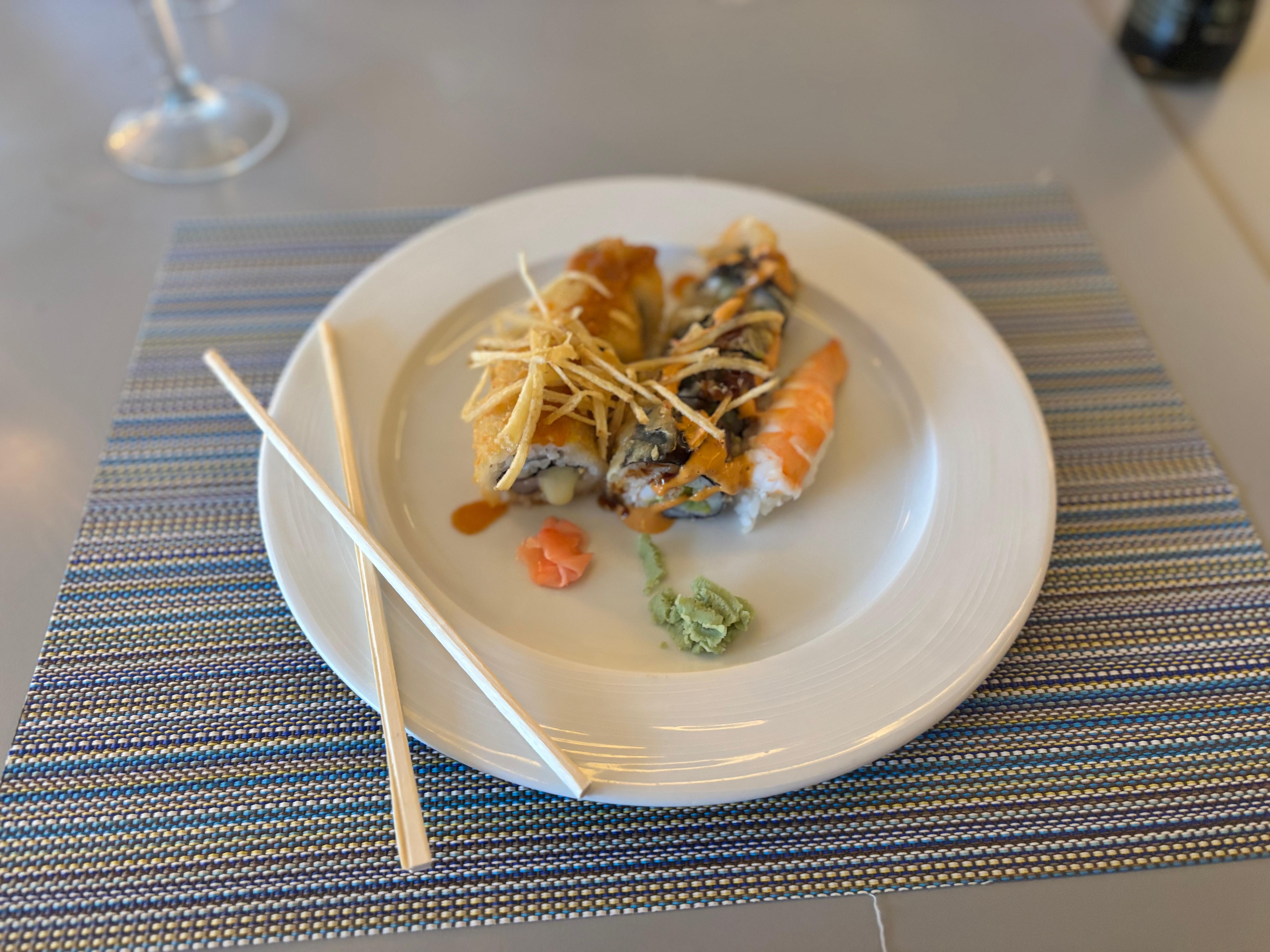 Sushi was phenomenal 