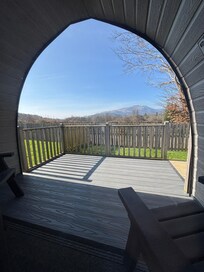 View looks from the door