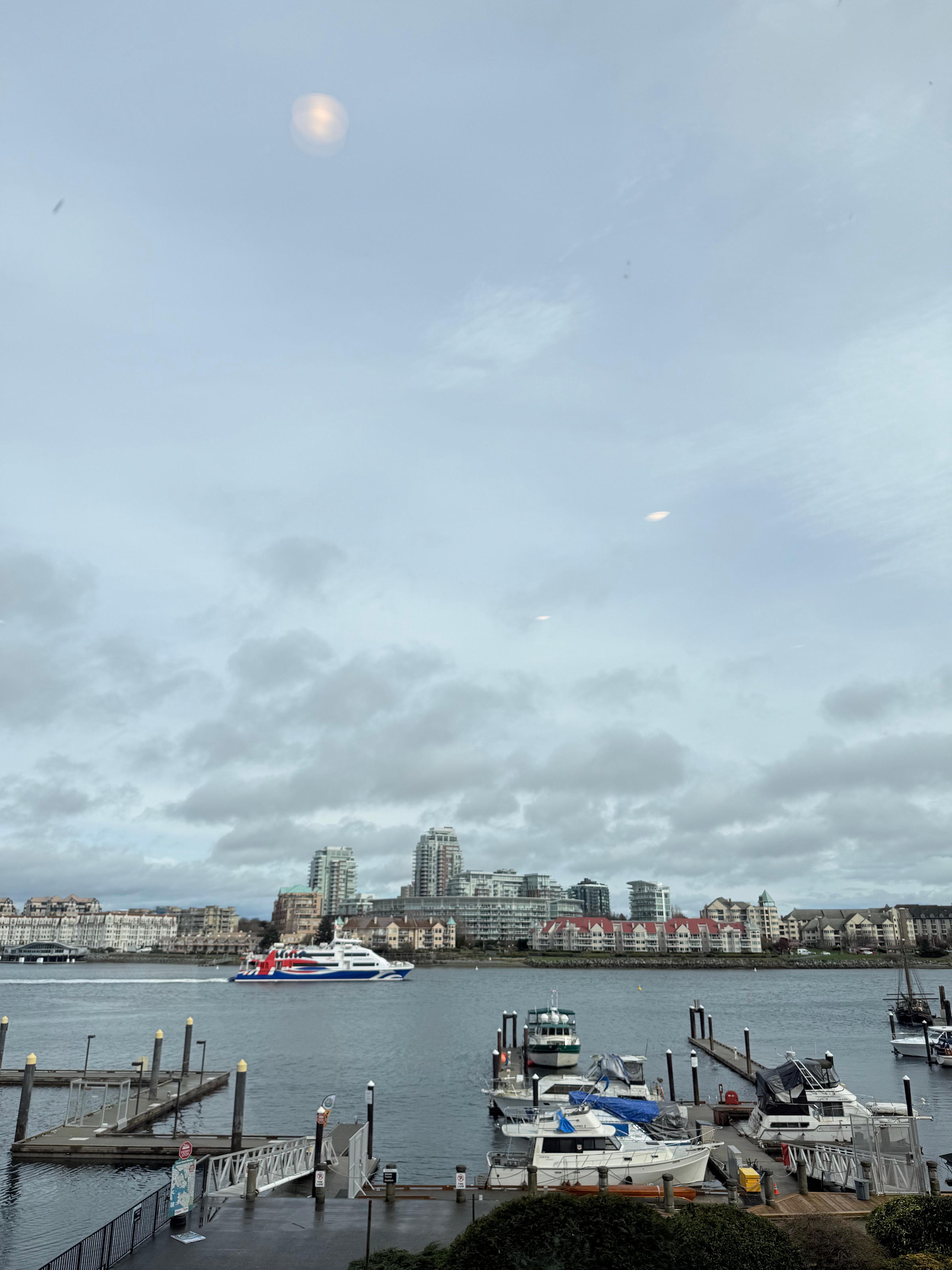 The ocean view from our room