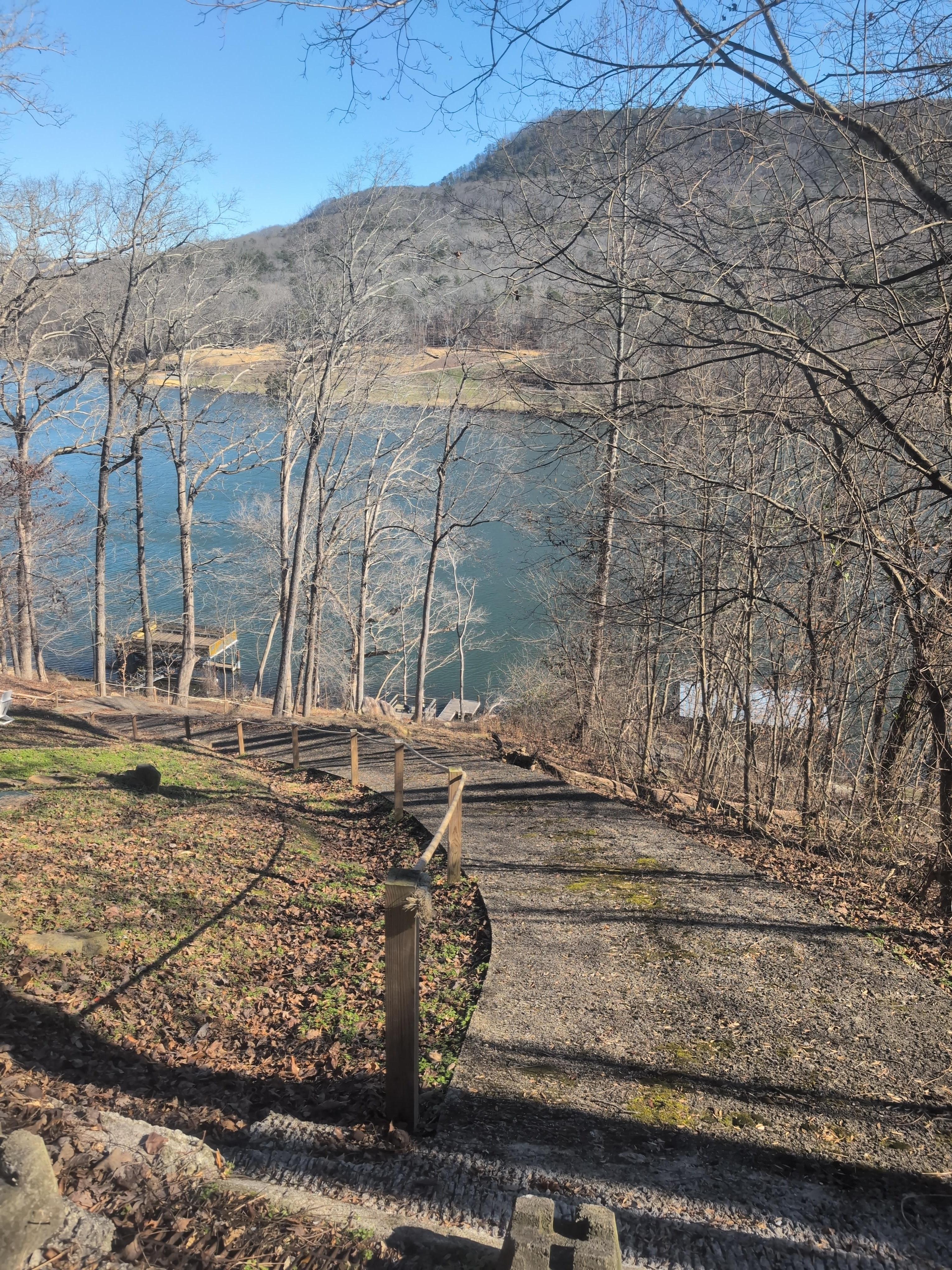 View from the driveway before the hike down!! 