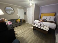 Inside our room.
