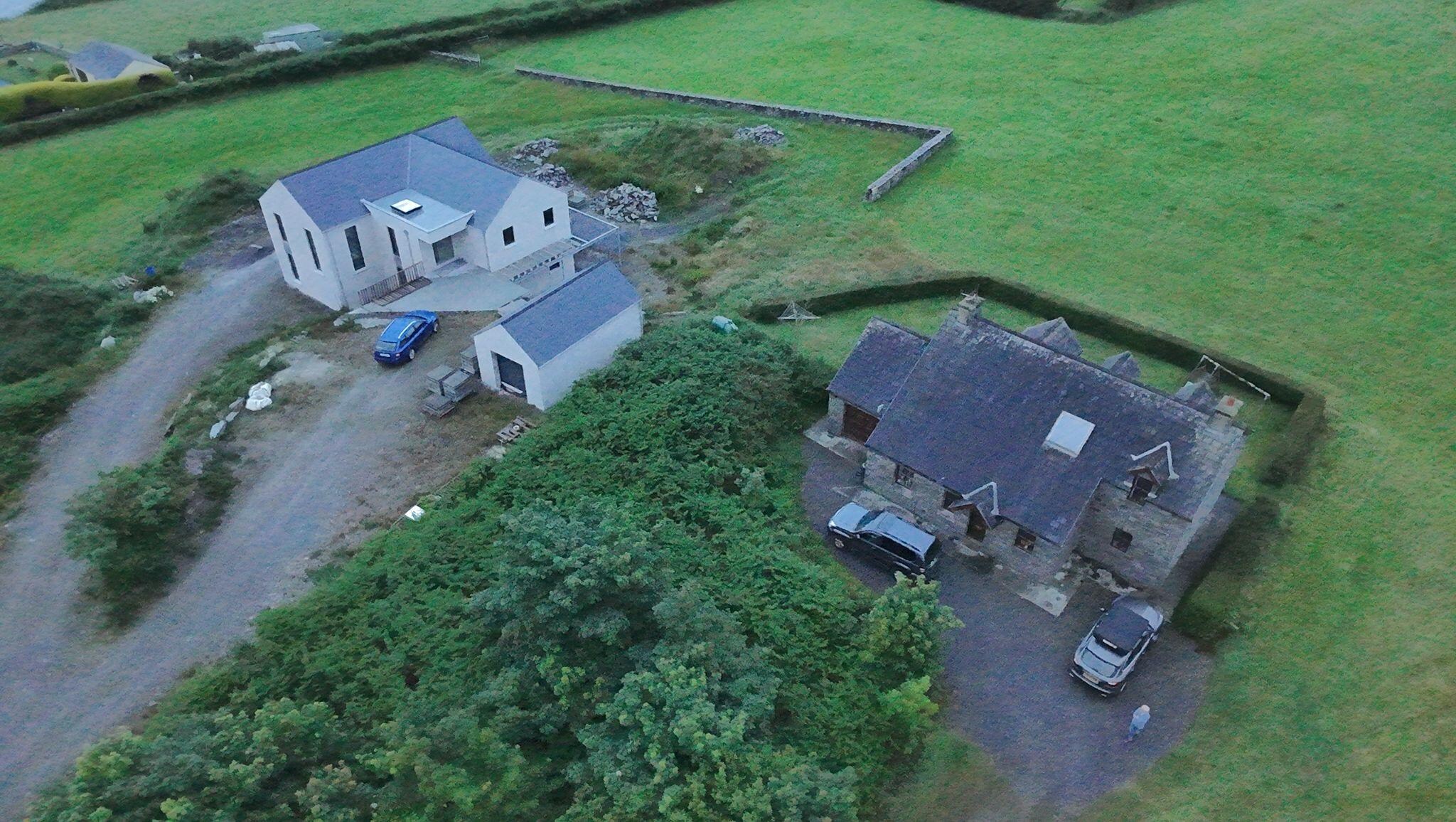 House to left still being built with 3 evenings power tools being used. 