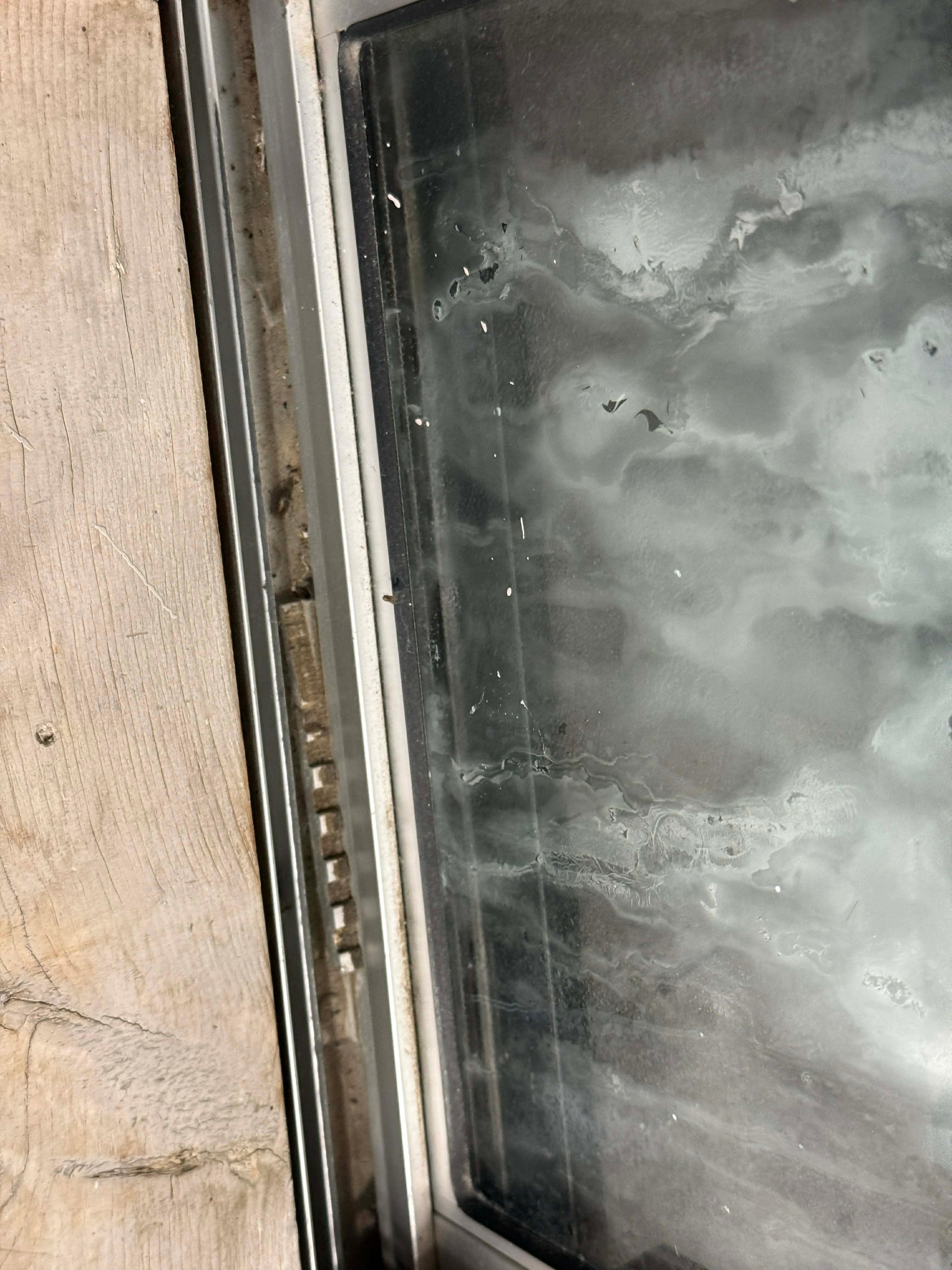 Downstairs bathroom window.