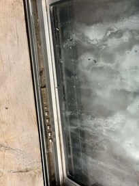 Downstairs bathroom window.