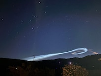 Dark night sky