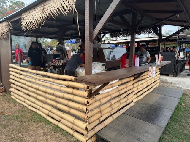 Food festival booth