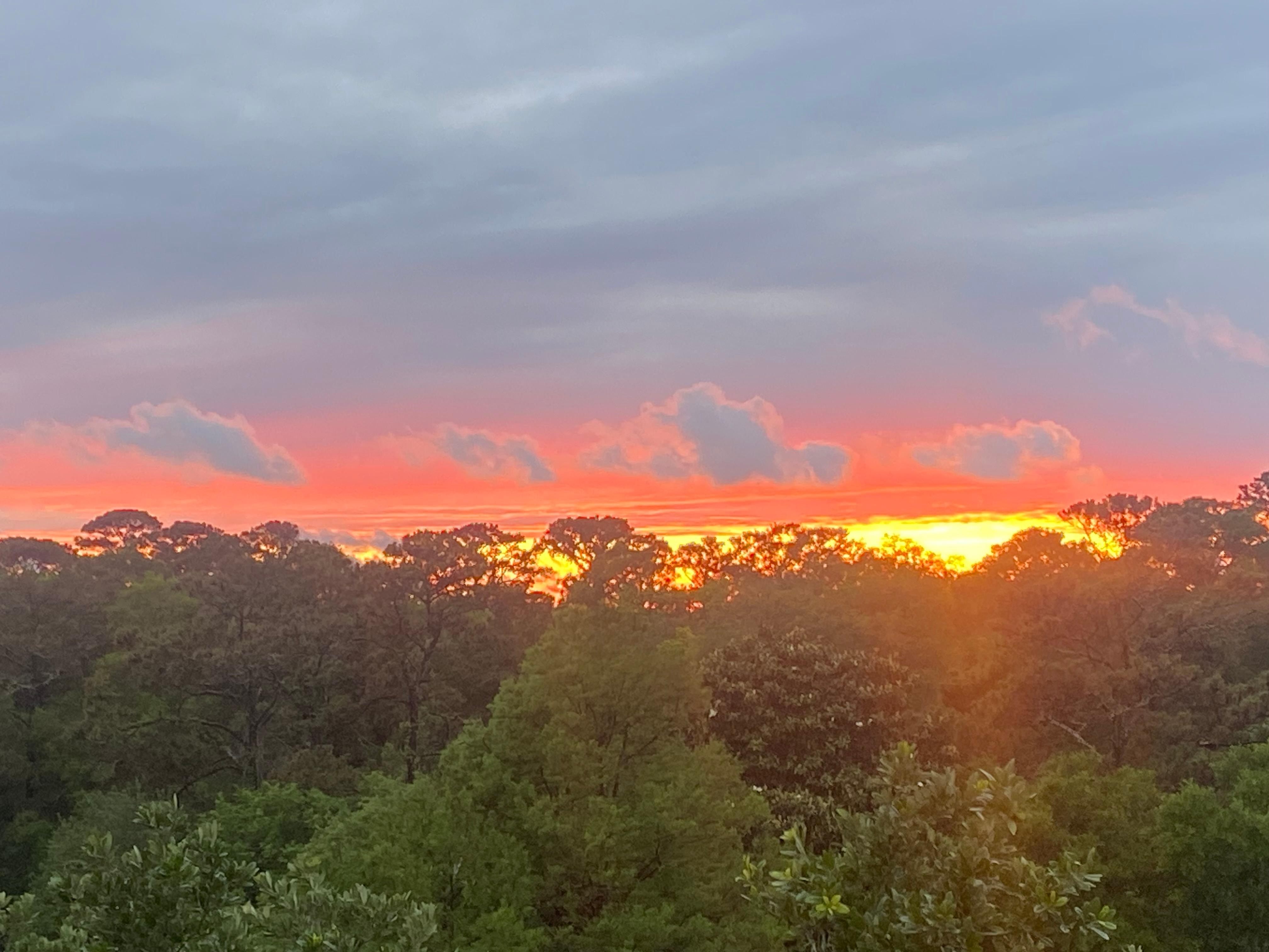 View west after a rain storm 