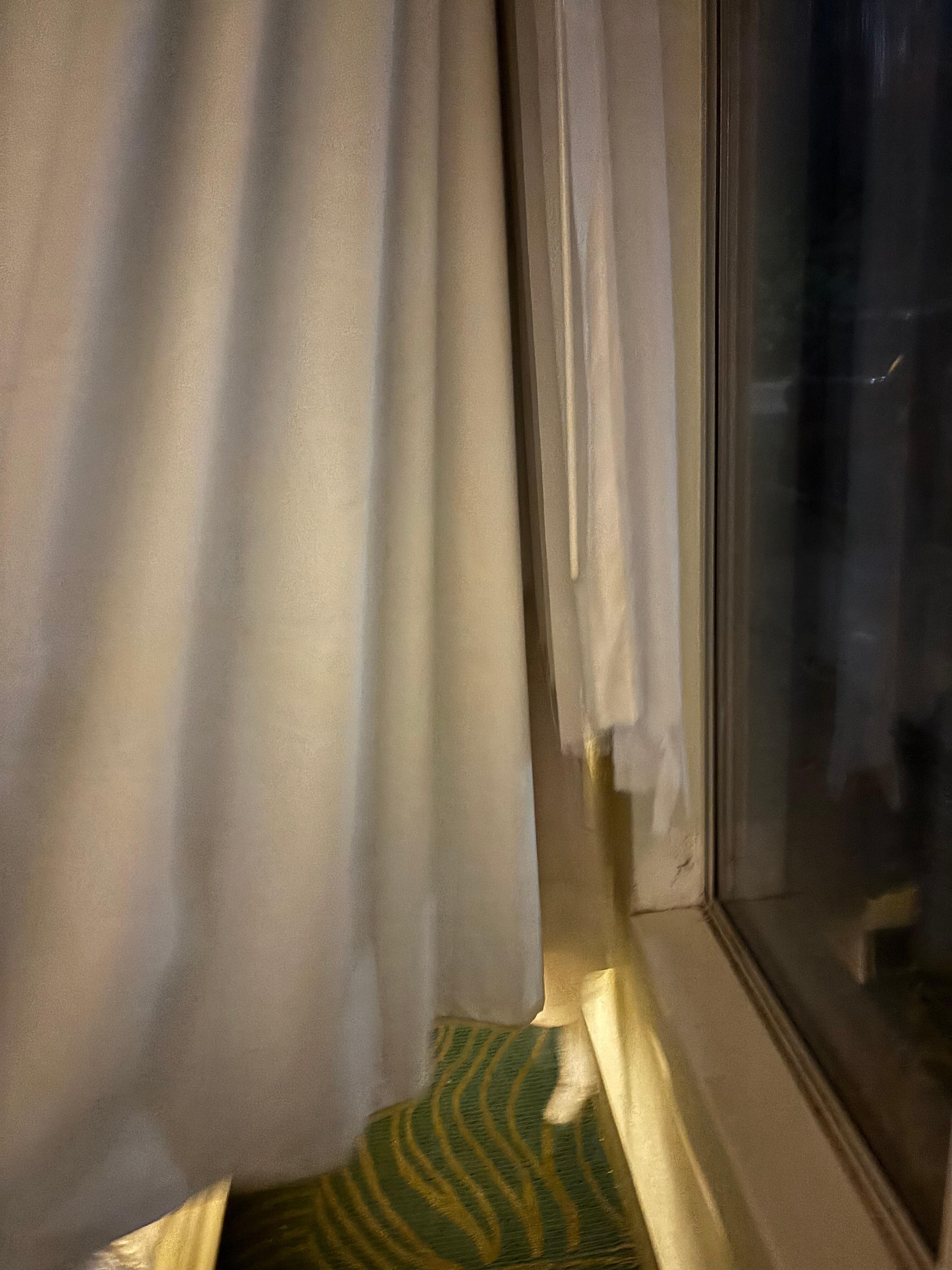 Ripped curtains