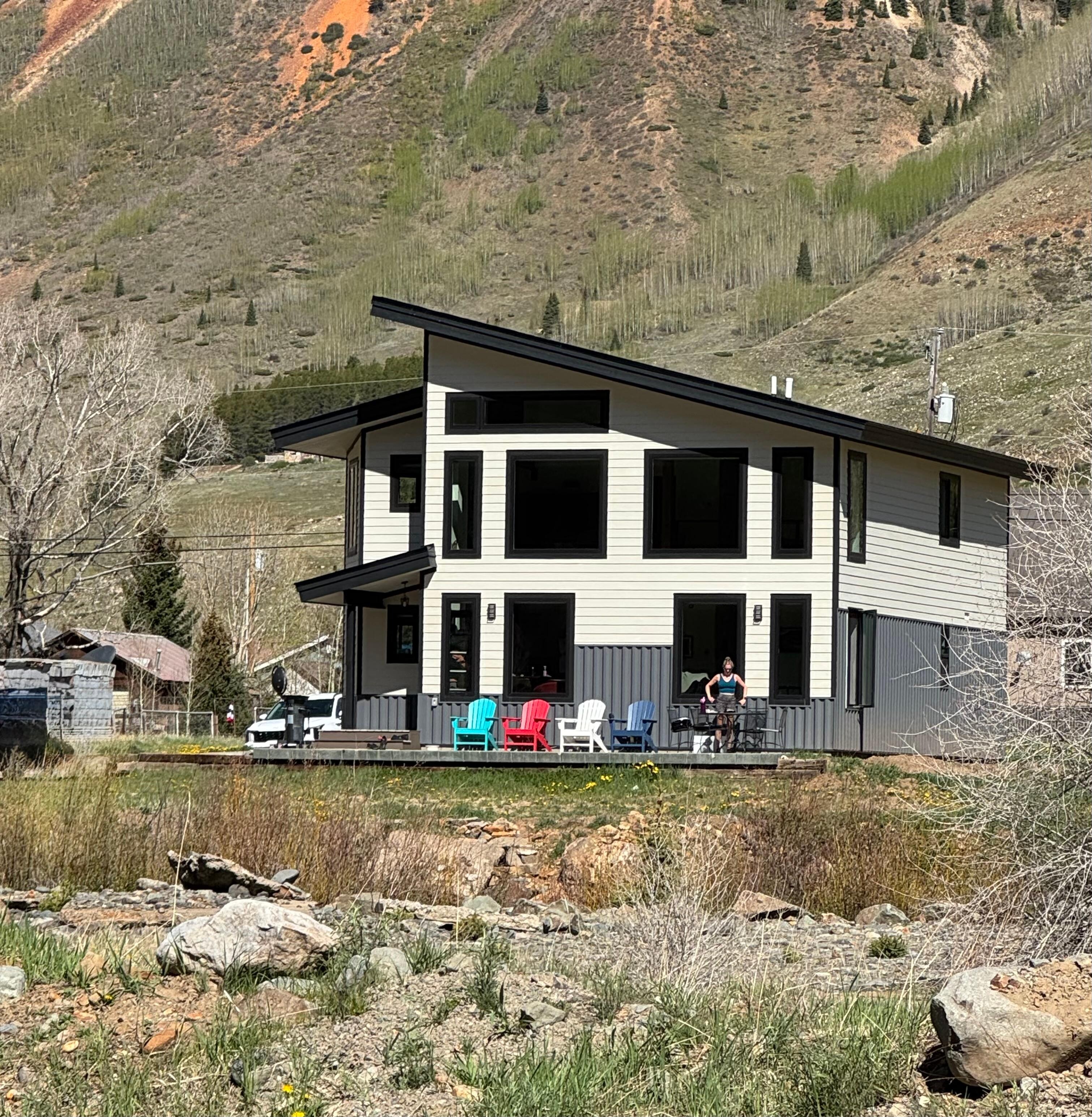 View of the house from Kendall Lodge  