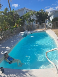 The pool was clean and warm!