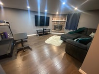 Rec room downstairs.