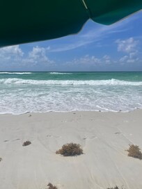 Beautiful emerald beach