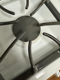Didn’t even look like the stove had been cleaned