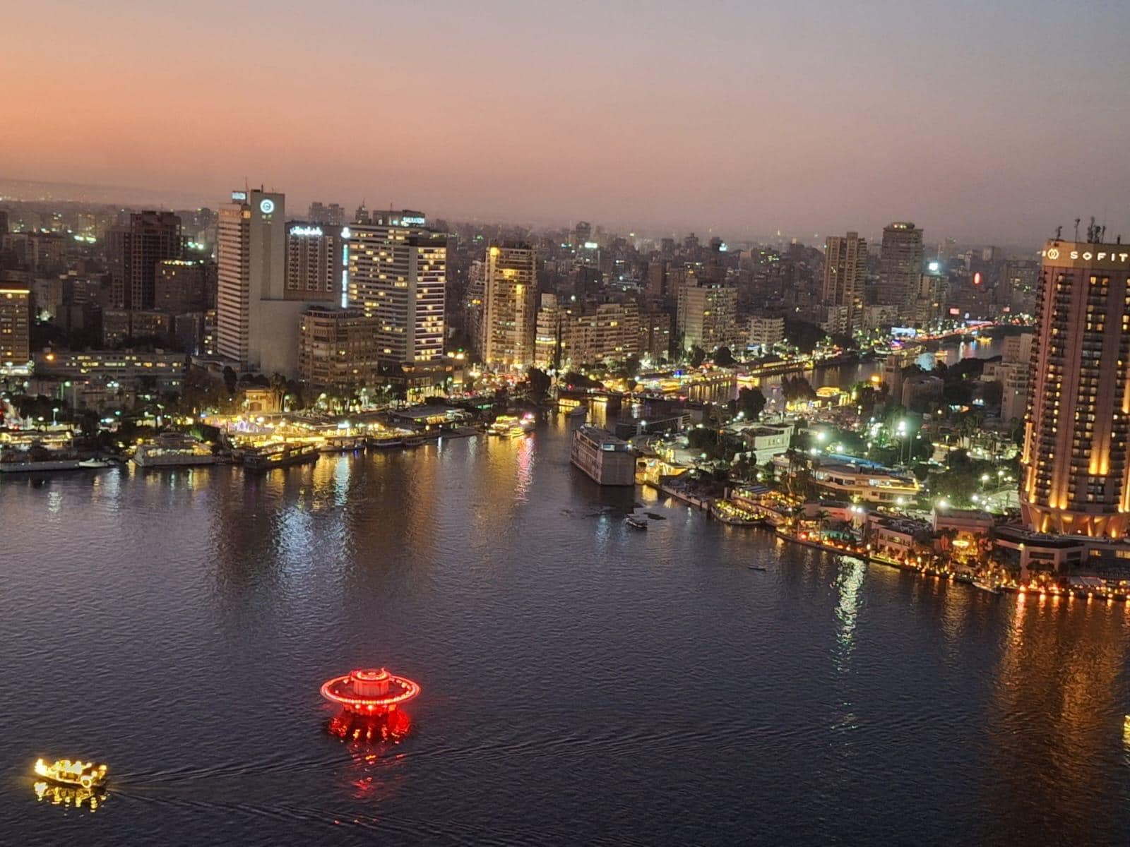 La vista desde el hotel.