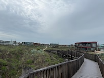 Boardwalk to beach