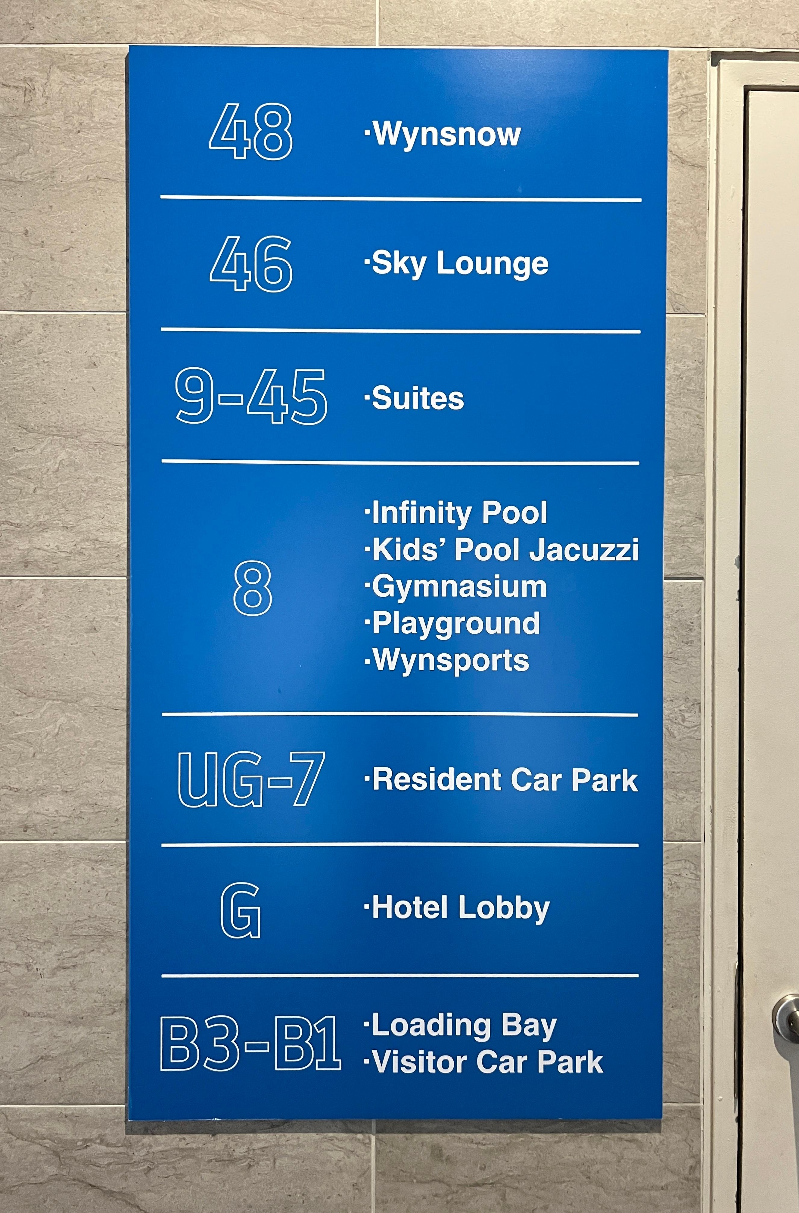 View from the sky lounge 