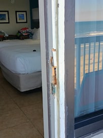 Our balcony door