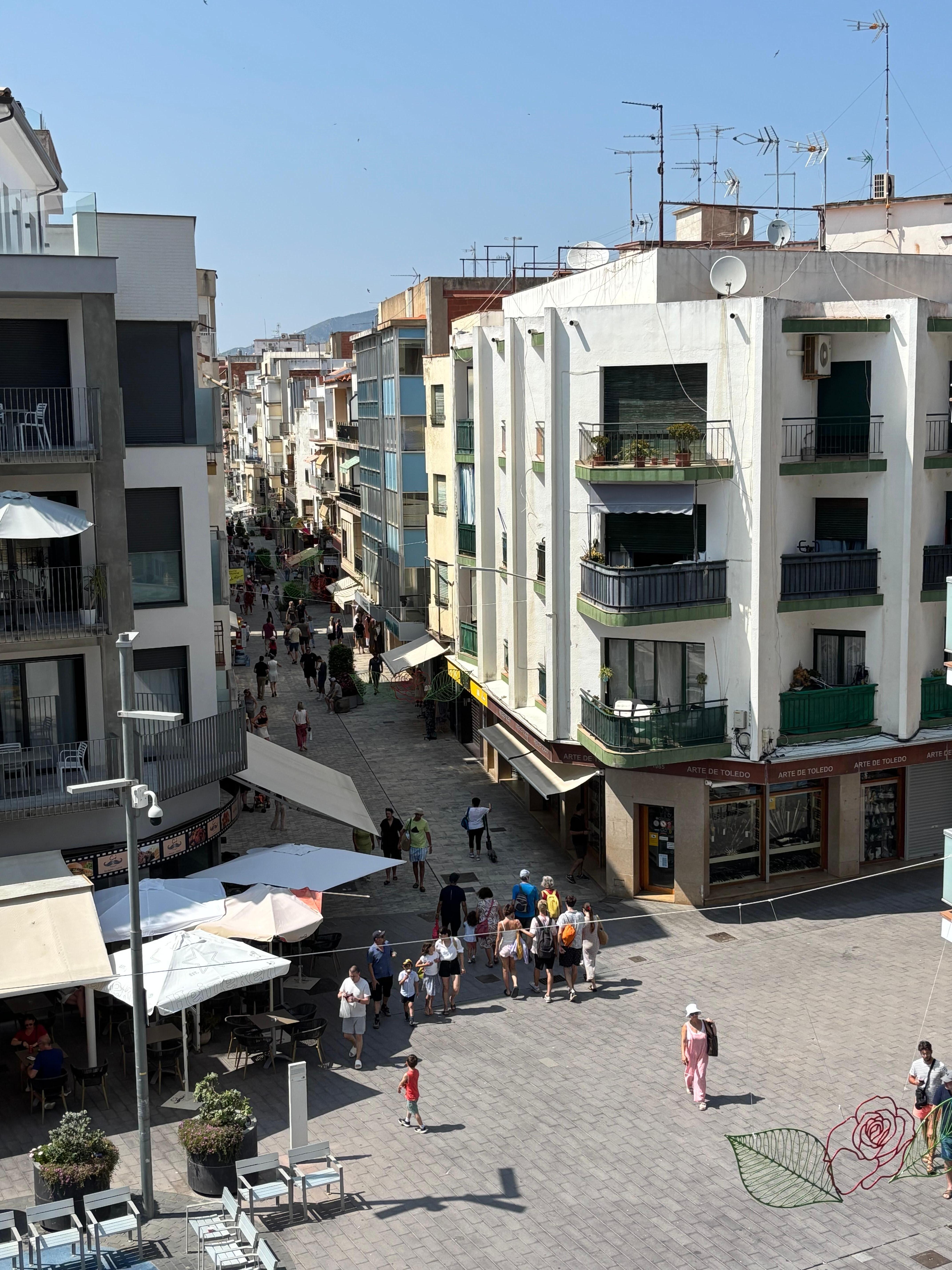 The balcony view one direction….