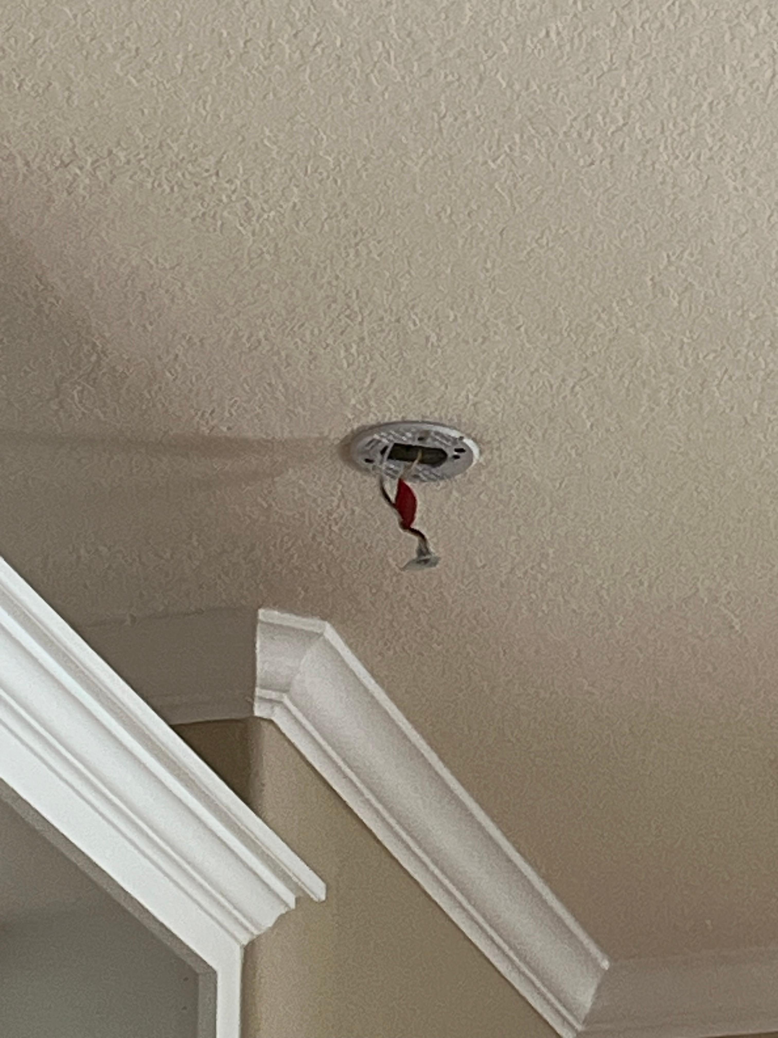 2 smoke detectors wires hanging with no detectors. 1 was also not working so total of 3 of 7 not working 
