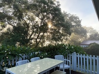 Sunrise from the back deck.
