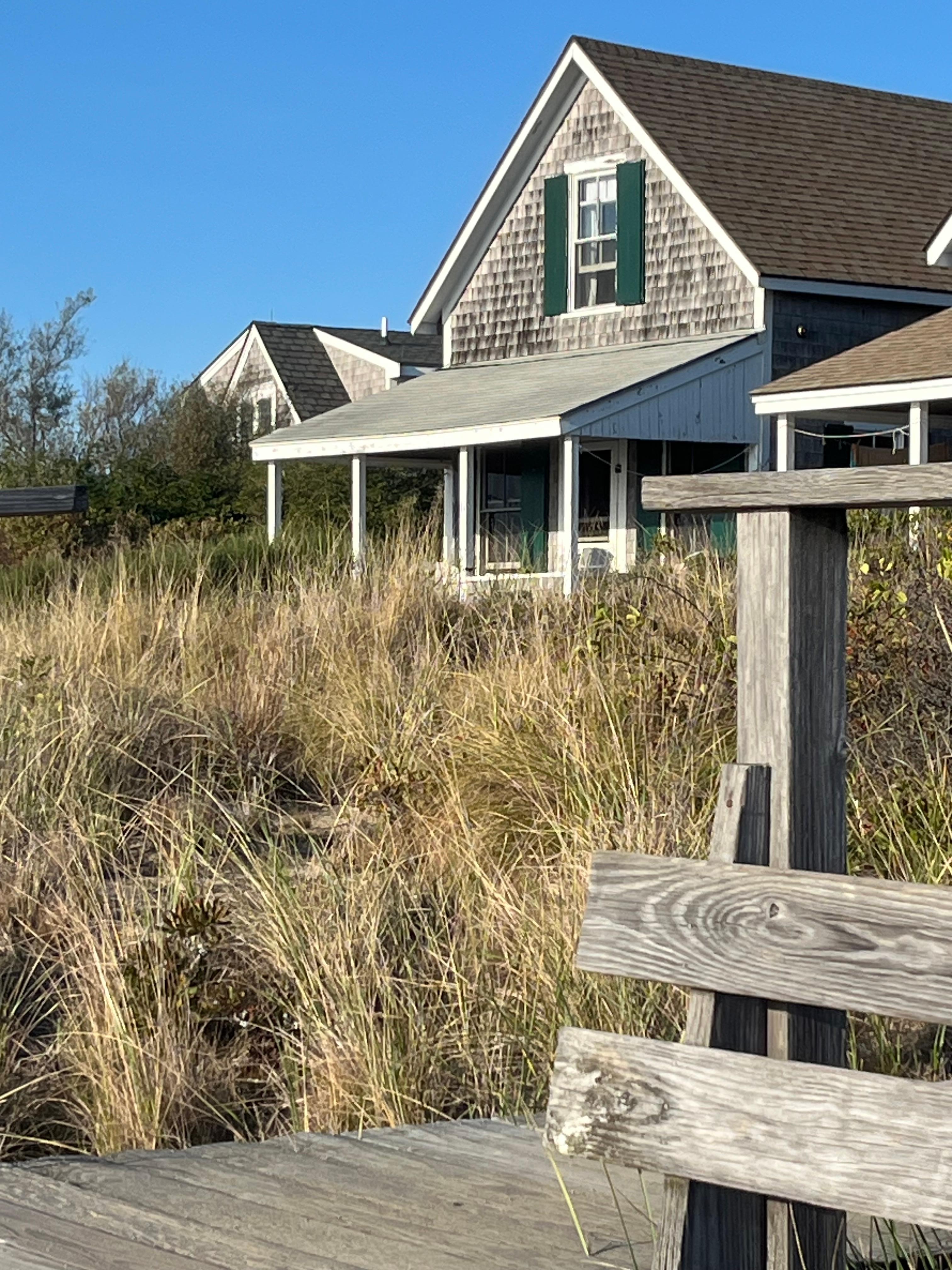Front porch view from the community deck area
