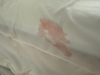 Nasty dirty bed sheets