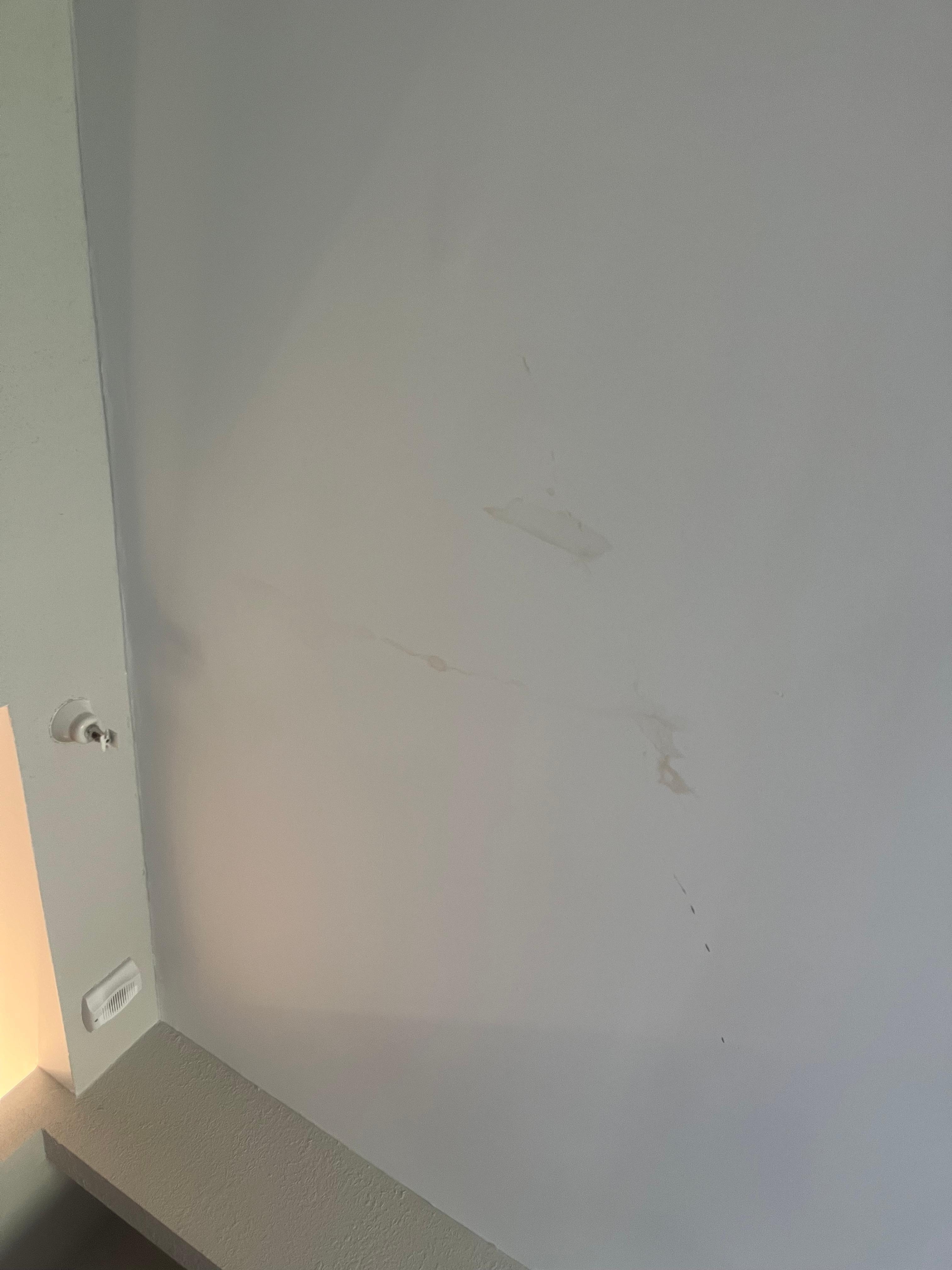 Water spots on ceiling