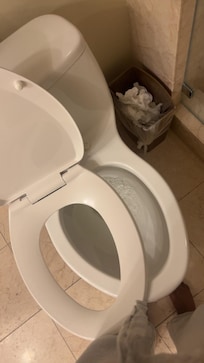 Toilet broke
