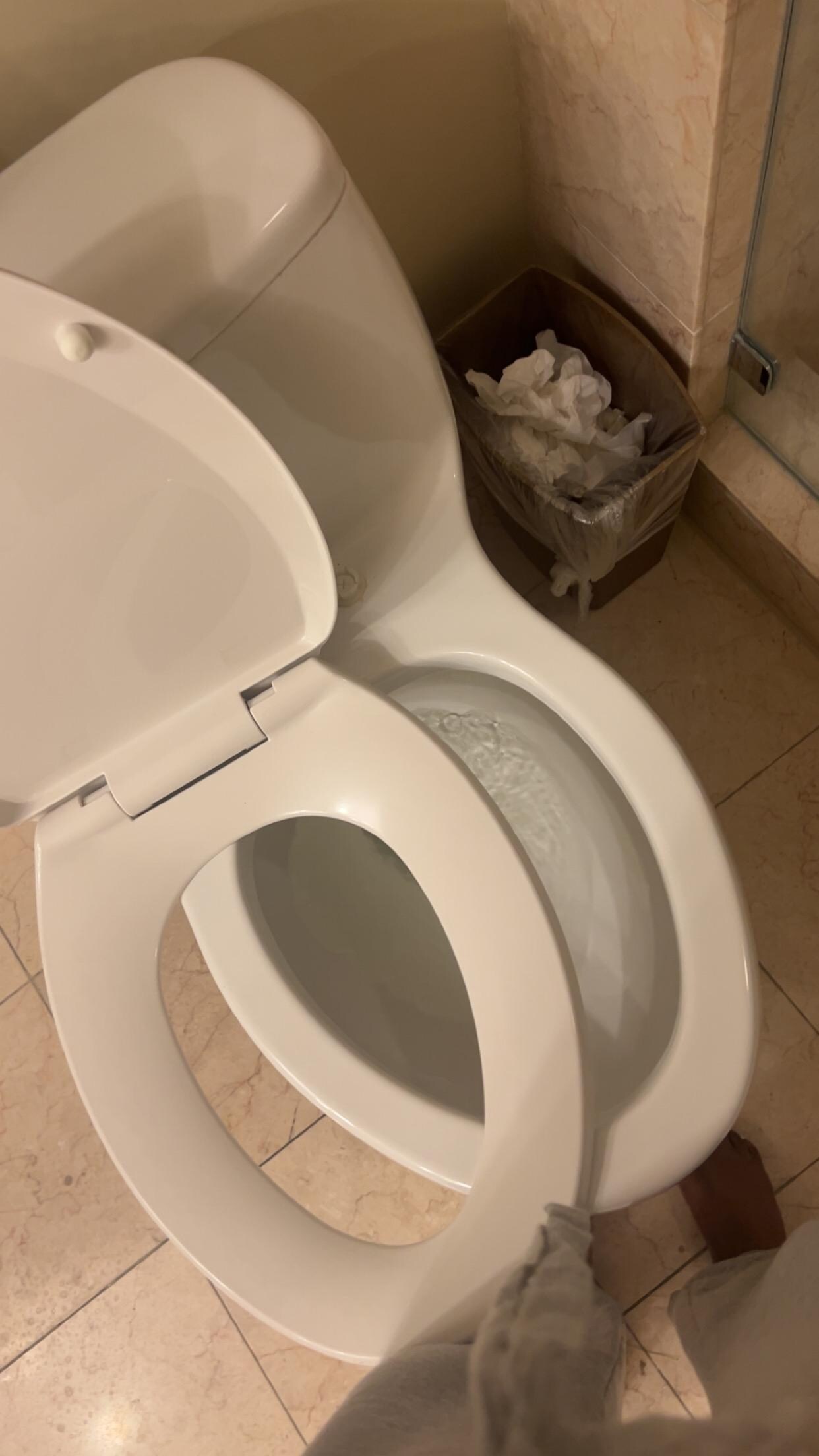 Toilet broke 