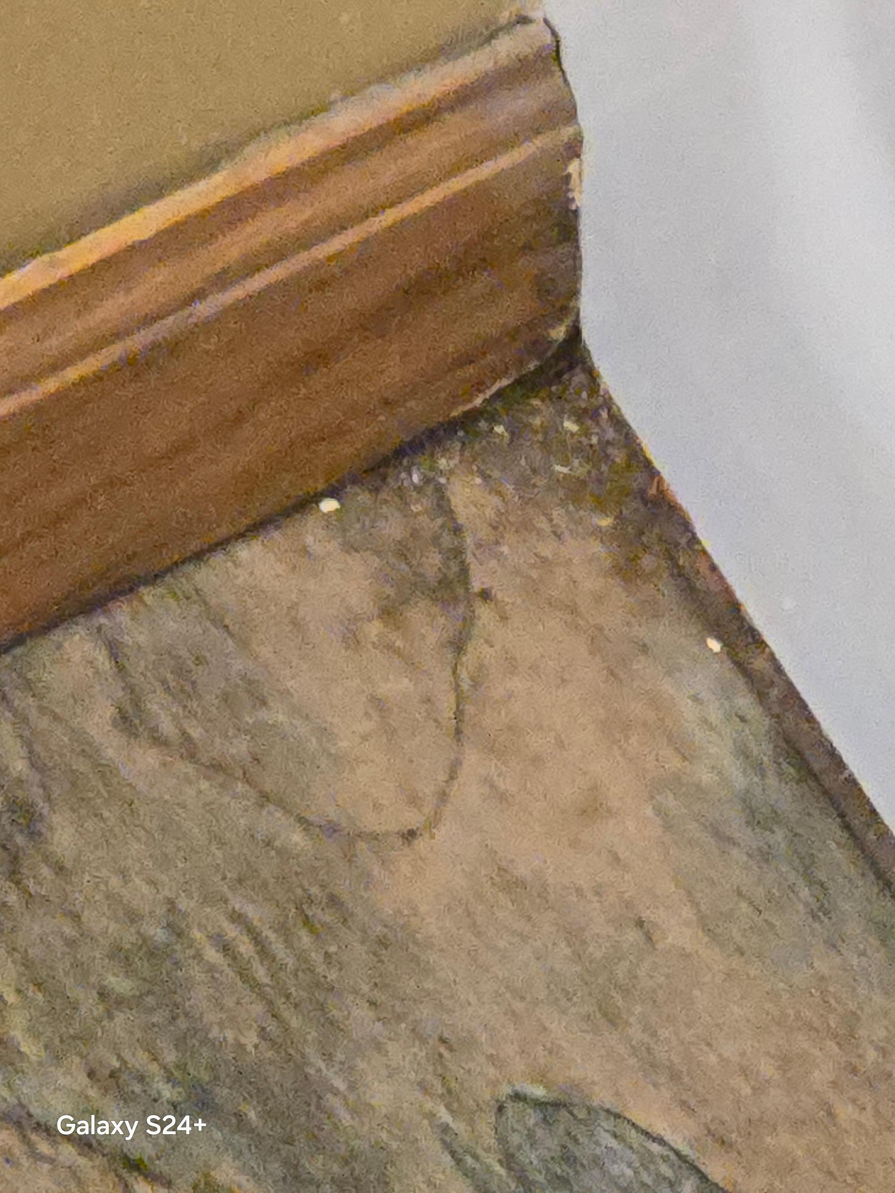 Dirt in bathroom.