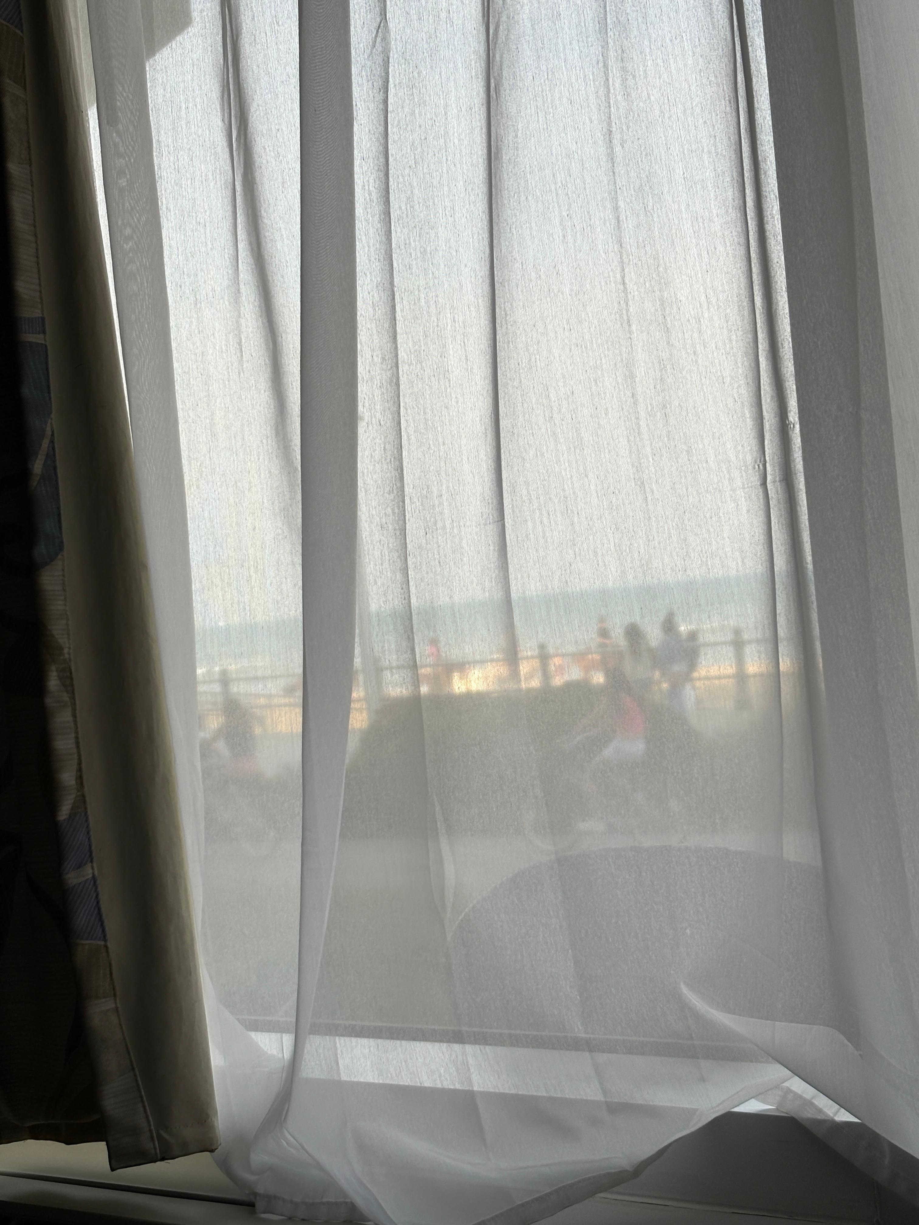 View from the bed. 
