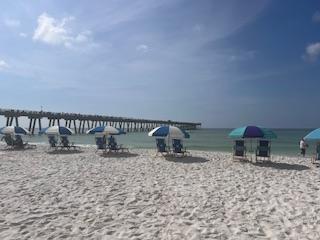 The beach