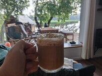Nespresso machine and pods. Sooo good.