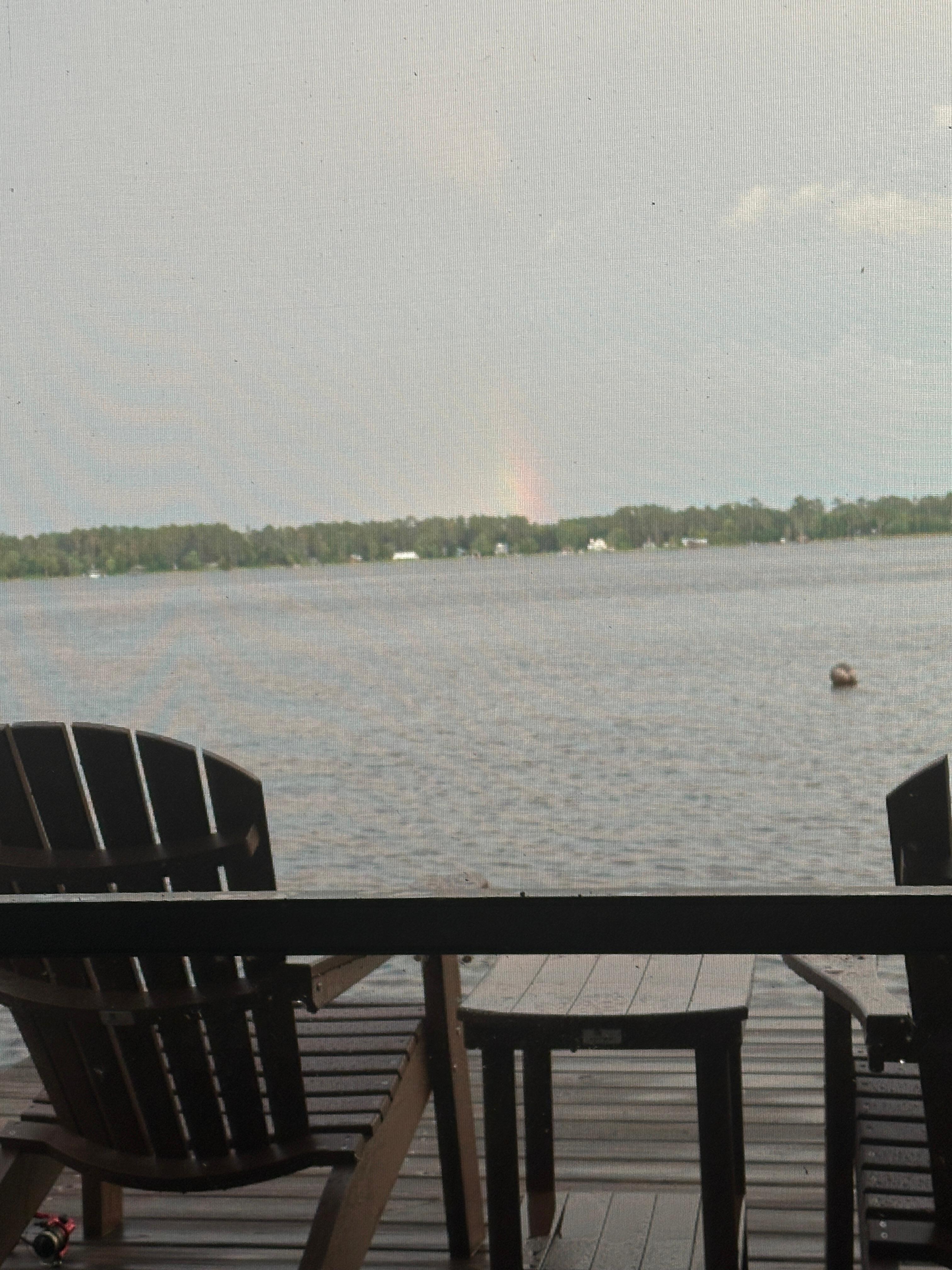 A rainbow to cap off of my last night….