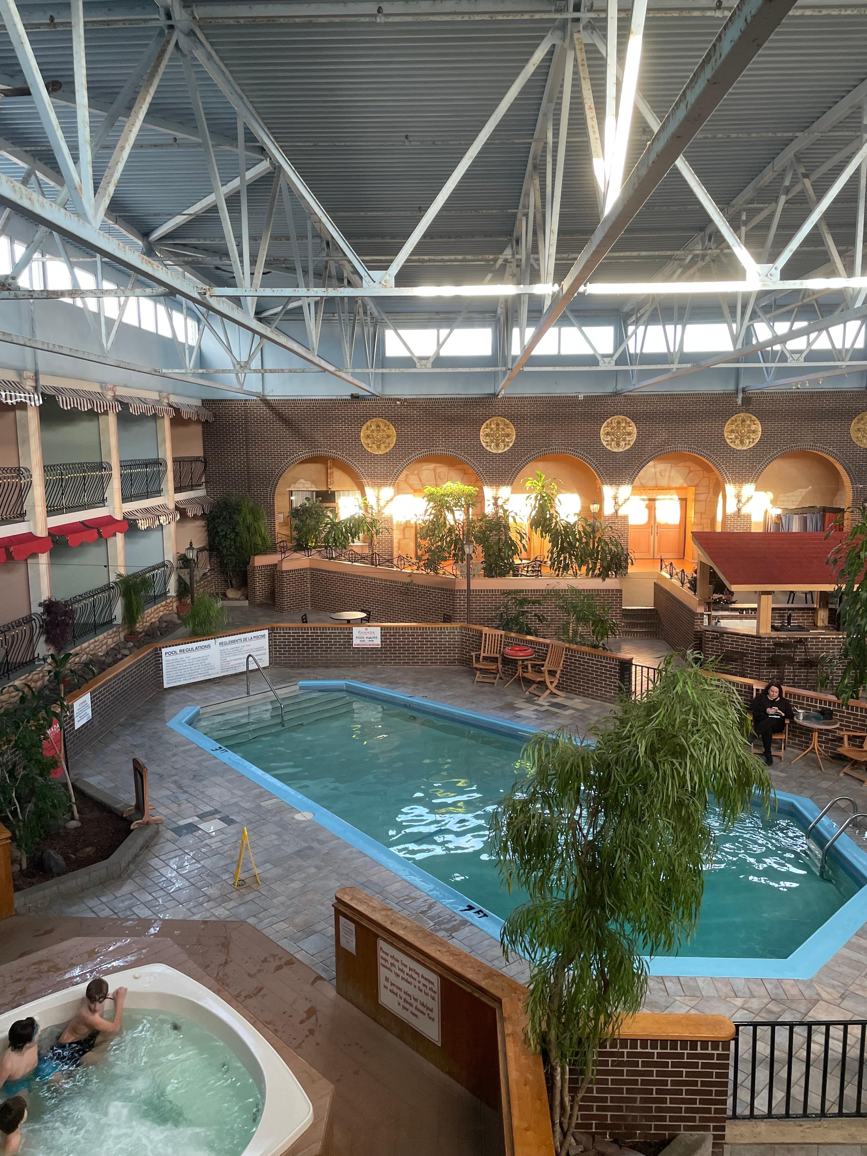 View from balcony room. 