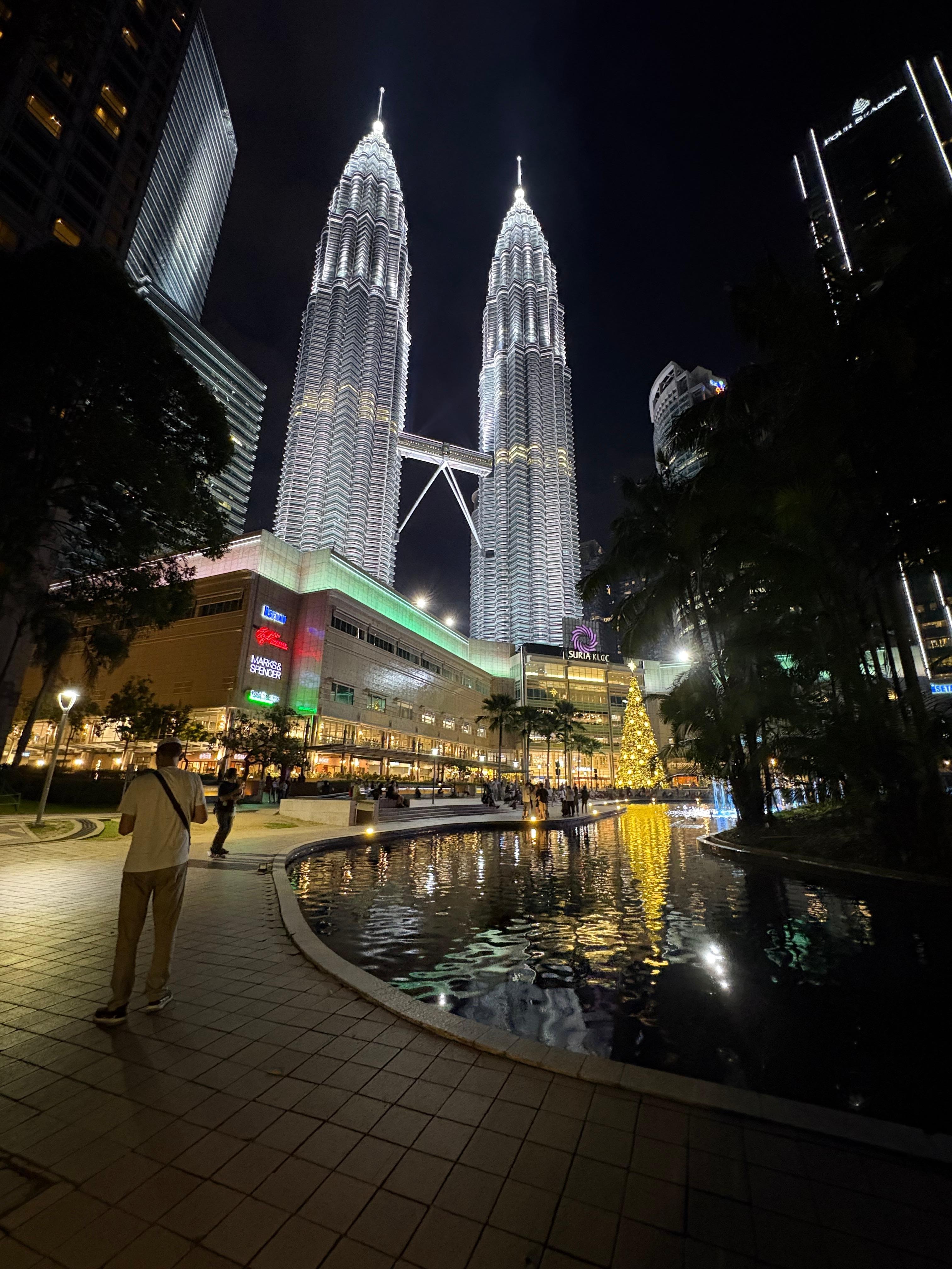 View from the KLCC park next to the hotel