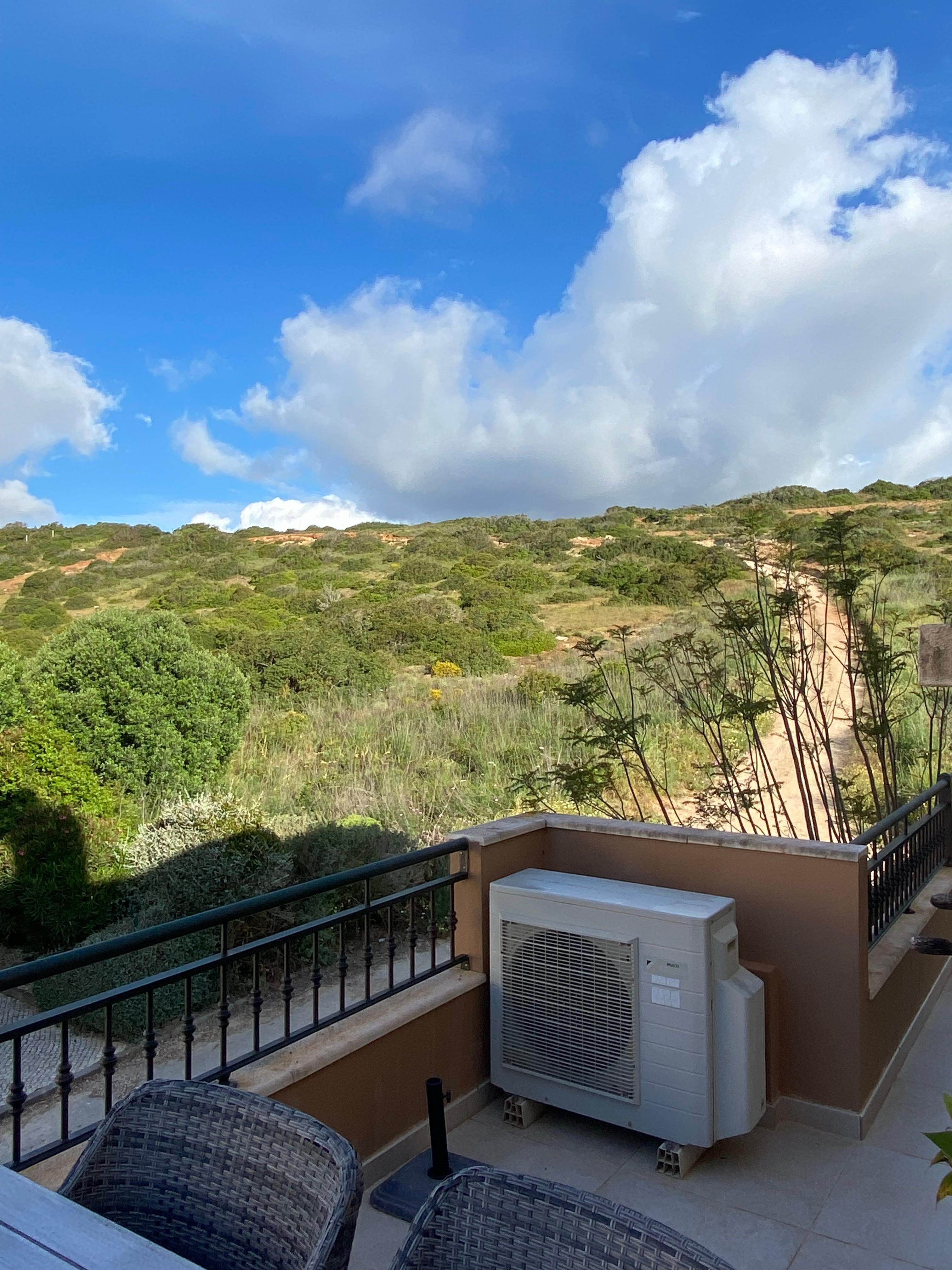 Vue arrière du balcon