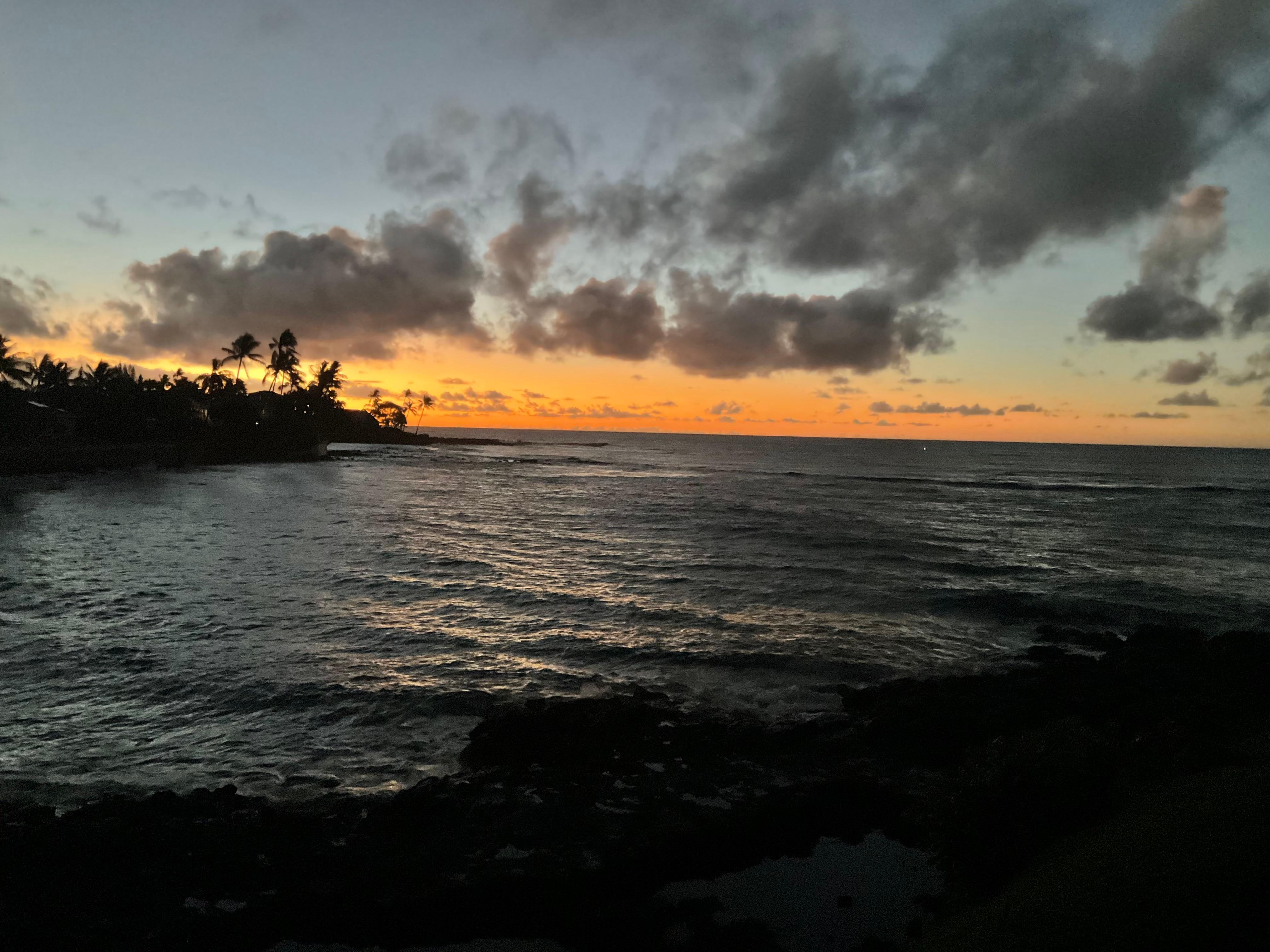 Sunrise from the lanai 