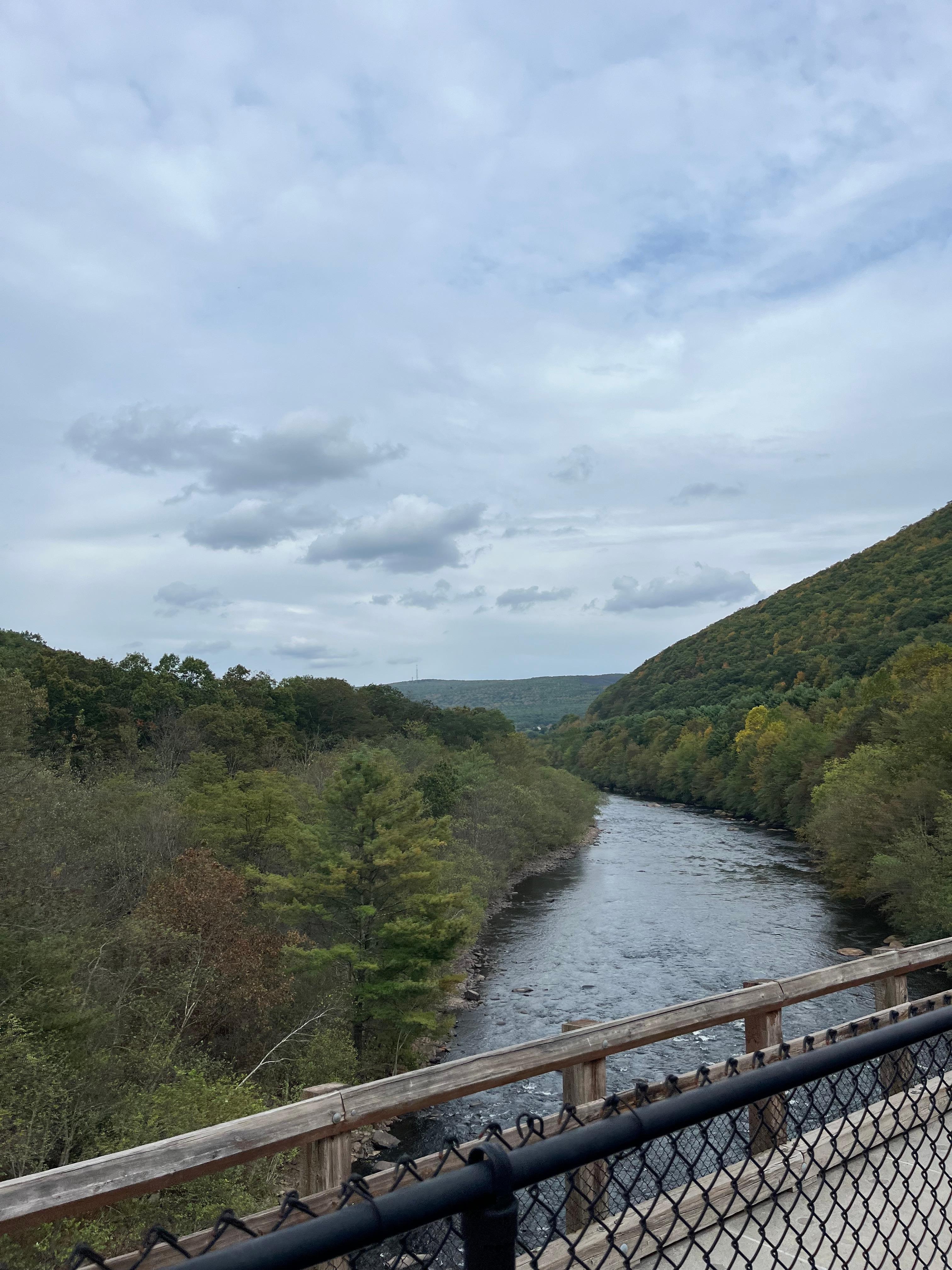 View from Lehigh valley scenic train tour