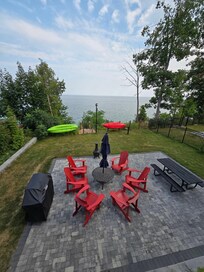 View of the back yard
