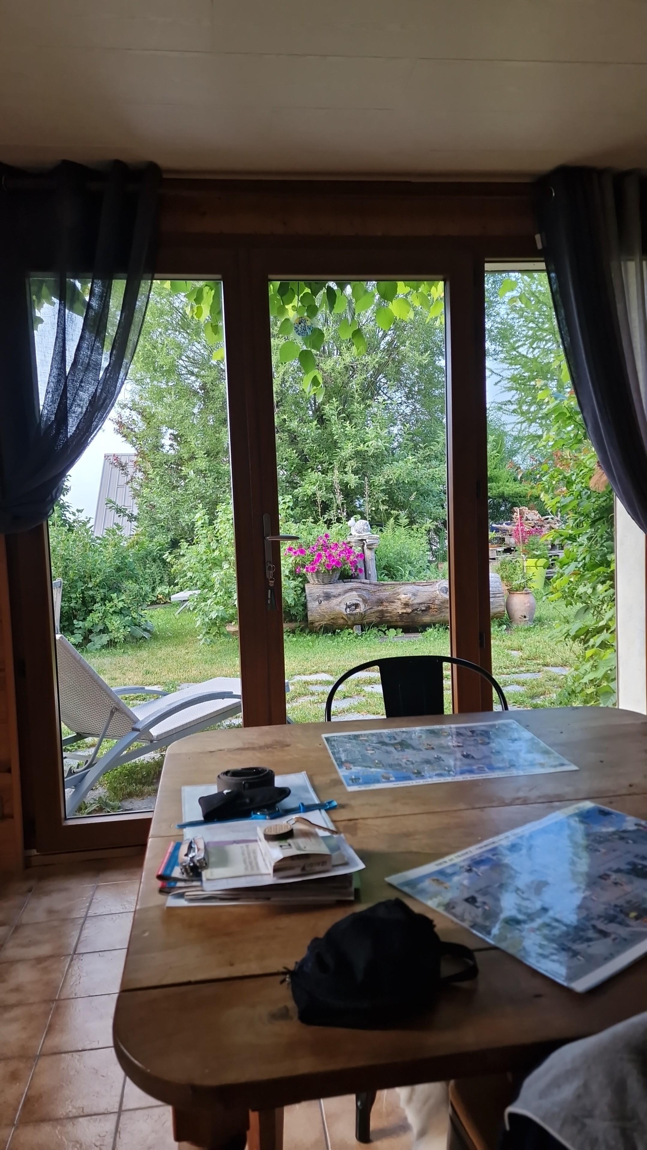 Vue depuis l'interieur de l'appartement