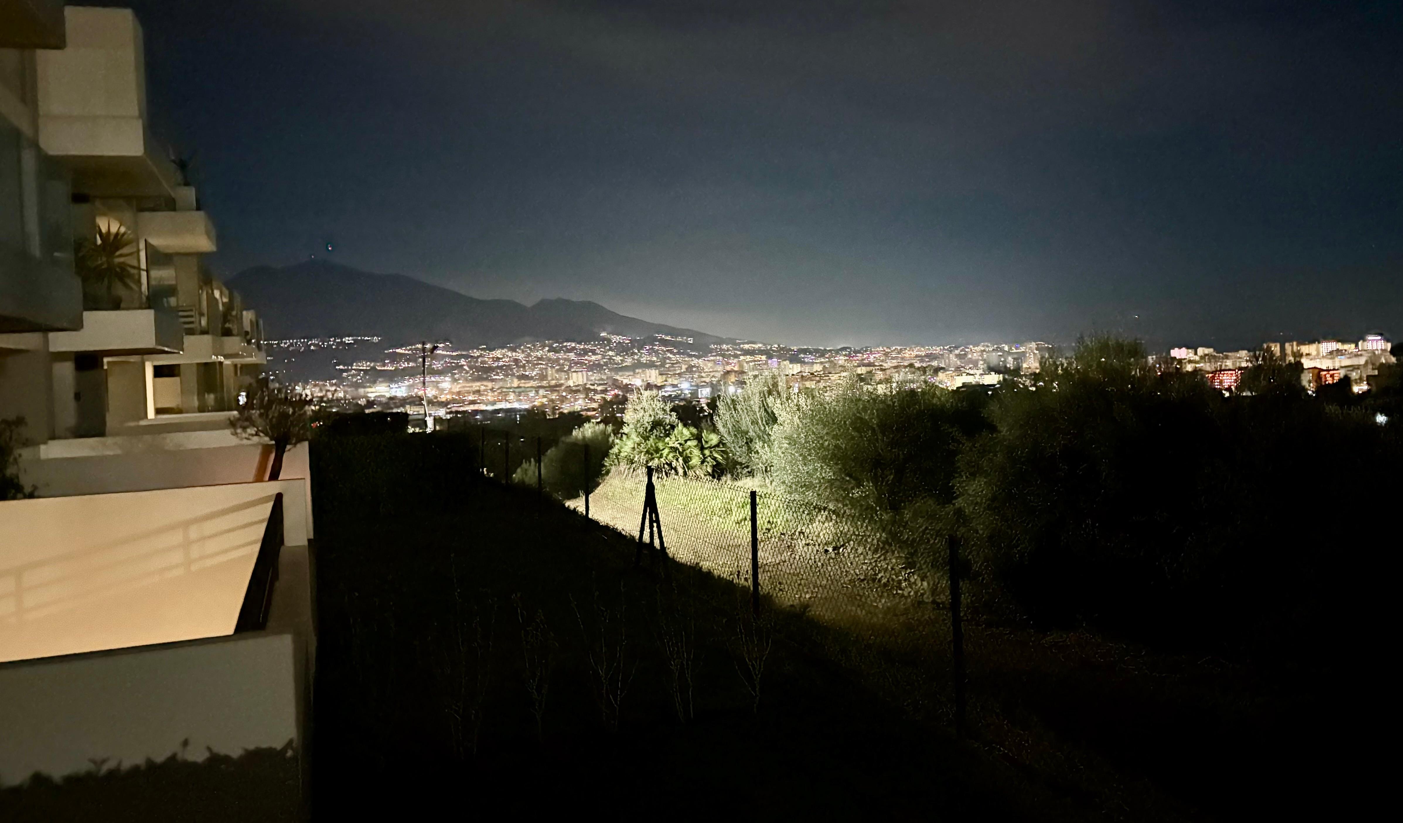 View of distance from back door of my room. 