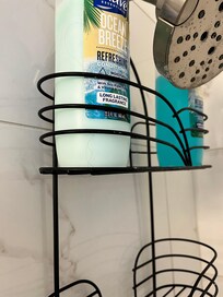 Visible hair in the shower